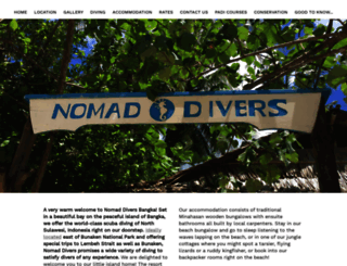 nomaddiversbangka.com screenshot