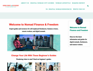 nomadfinanceandfreedom.com screenshot