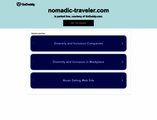 nomadic-traveler.com screenshot