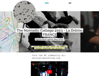 nomadiccollege.org screenshot