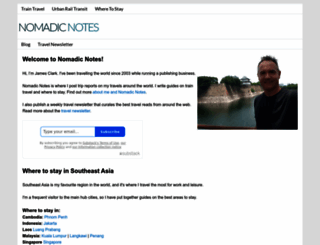 nomadicnotes.com screenshot