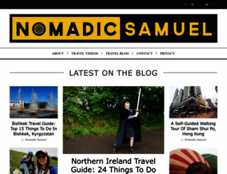 nomadicsamuel.com screenshot