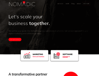 nomadicsoftware.com screenshot