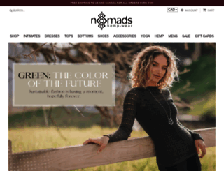nomadshempwear.com screenshot