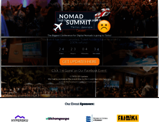 nomadsummit.com screenshot