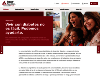 nomasdiabetes.org screenshot