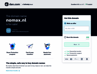nomax.nl screenshot