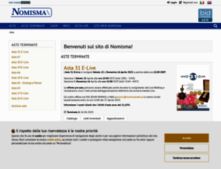 nomisma.bidinside.com screenshot