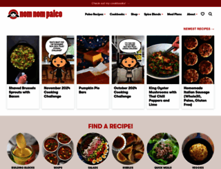 nomnompaleo.com screenshot