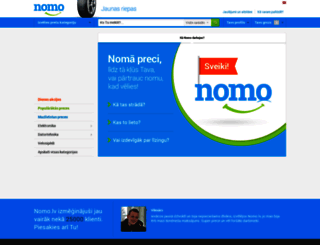 nomo.lv screenshot