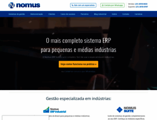 nomus.com.br screenshot