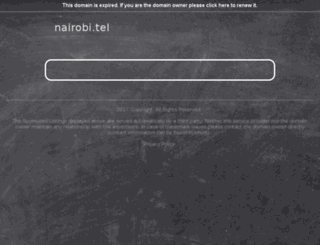 non-profit-organisations.nairobi.tel screenshot