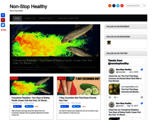 non-stophealthy.com screenshot