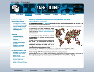 non-verbal.synergologie.org screenshot
