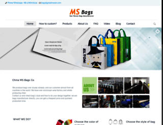 non-woven-bags-manufacturer.com screenshot