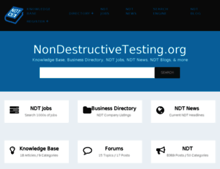 nondestructivetesting.org screenshot