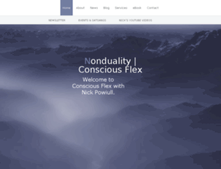 nonduality.consciousflex.com screenshot