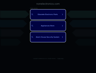 nonelectronics.com screenshot
