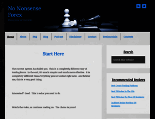 nononsenseforex.com screenshot