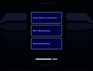 nonplusultra.nl screenshot
