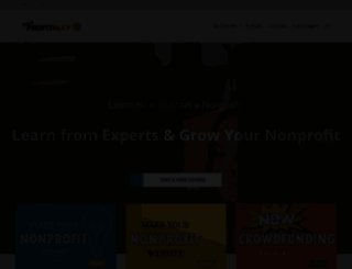 nonprofitally.com screenshot