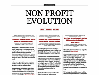 nonprofitevolution.wordpress.com screenshot