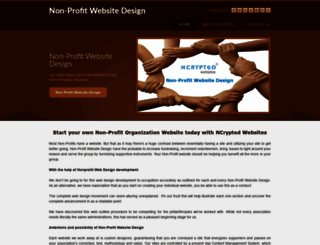 nonprofitwebsitedesign.weebly.com screenshot