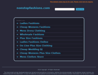 nonstopfashions.com screenshot