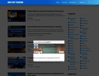 nonstopteaching.com screenshot