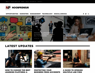 noobpreneur.com screenshot