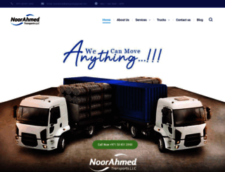 noorahmedtransports.com screenshot