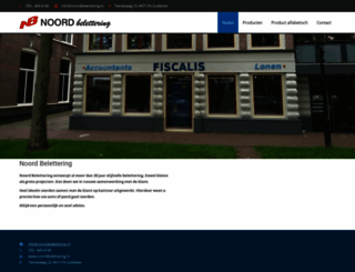 noordbelettering.nl screenshot