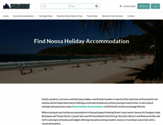 noosa-holiday-accommodation.com.au screenshot