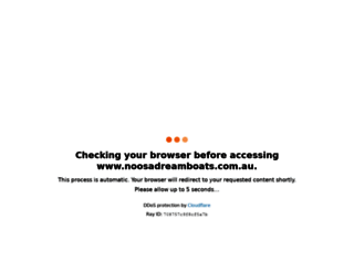 noosadreamboats.com.au screenshot