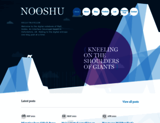 nooshu.com screenshot