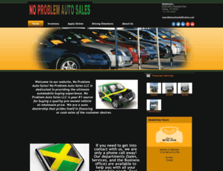 noproblemautosale.com screenshot