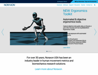 noraxon.com screenshot