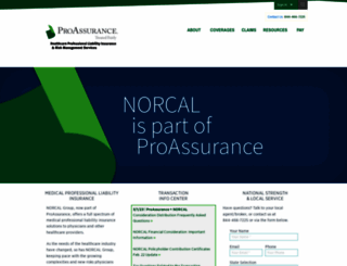 norcal-group.com screenshot