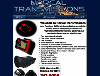 norcaltransmissions.com screenshot