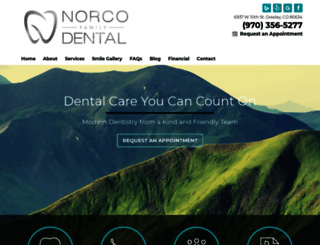 norcofamilydental.com screenshot