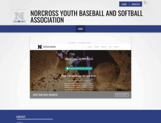 norcrossbaseballsoftball.com screenshot