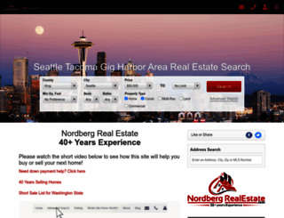 nordbergrealestate.com screenshot