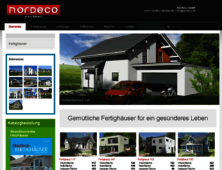 nordeco-hausbau.de screenshot