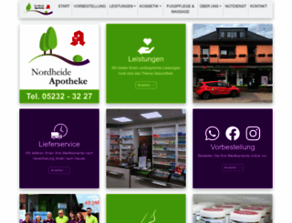 nordheide-apotheke.de screenshot