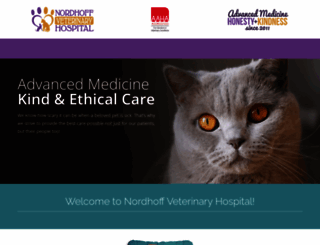 nordhoffvet.com screenshot