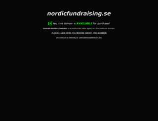 nordicfundraising.se screenshot