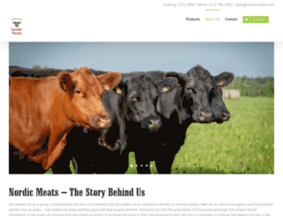 nordicmeats.com screenshot