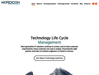 nordicomtech.com screenshot