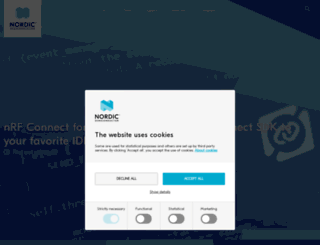 nordicsemi.no screenshot