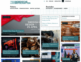 nordischebotschaften.org screenshot